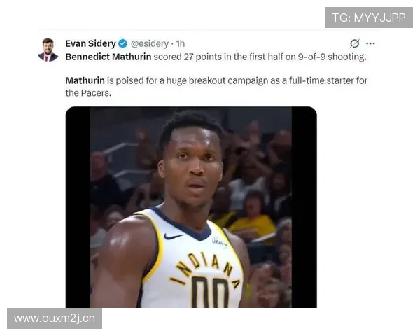 马瑟林精准助攻哈利伯顿超远三分轻松命中展现绝佳状态